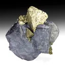 Chalcopyrite with Fluorite, Jamesonite inclusions - image 1