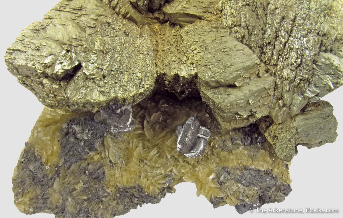 Chalcopyrite with Galena and Siderite - image 4