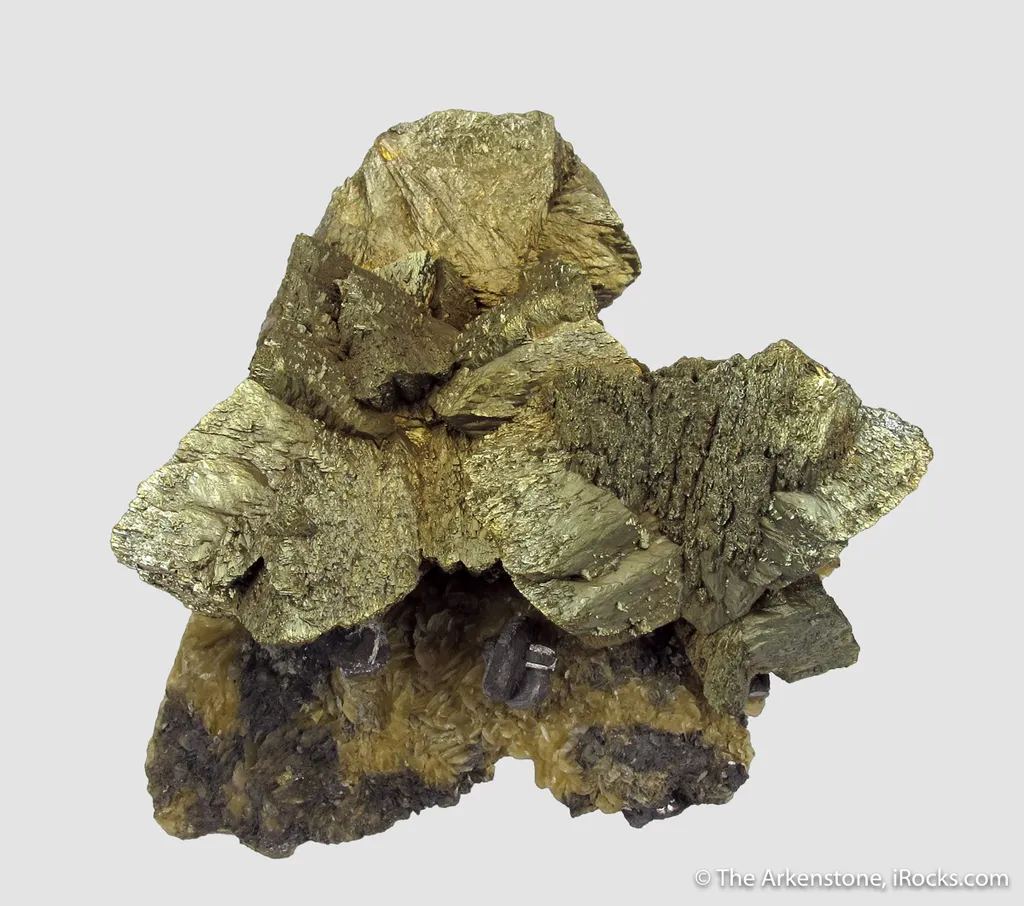 Chalcopyrite with Galena and Siderite image
