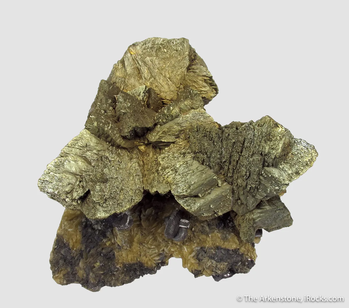 Chalcopyrite with Galena and Siderite - image 1
