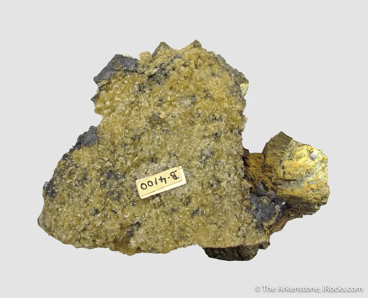 Chalcopyrite with Galena and Siderite - image 5
