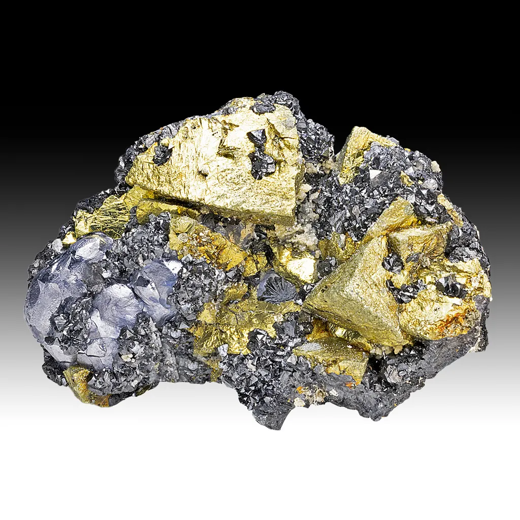 Chalcopyrite with Galena, Sphalerite, Semseyite image