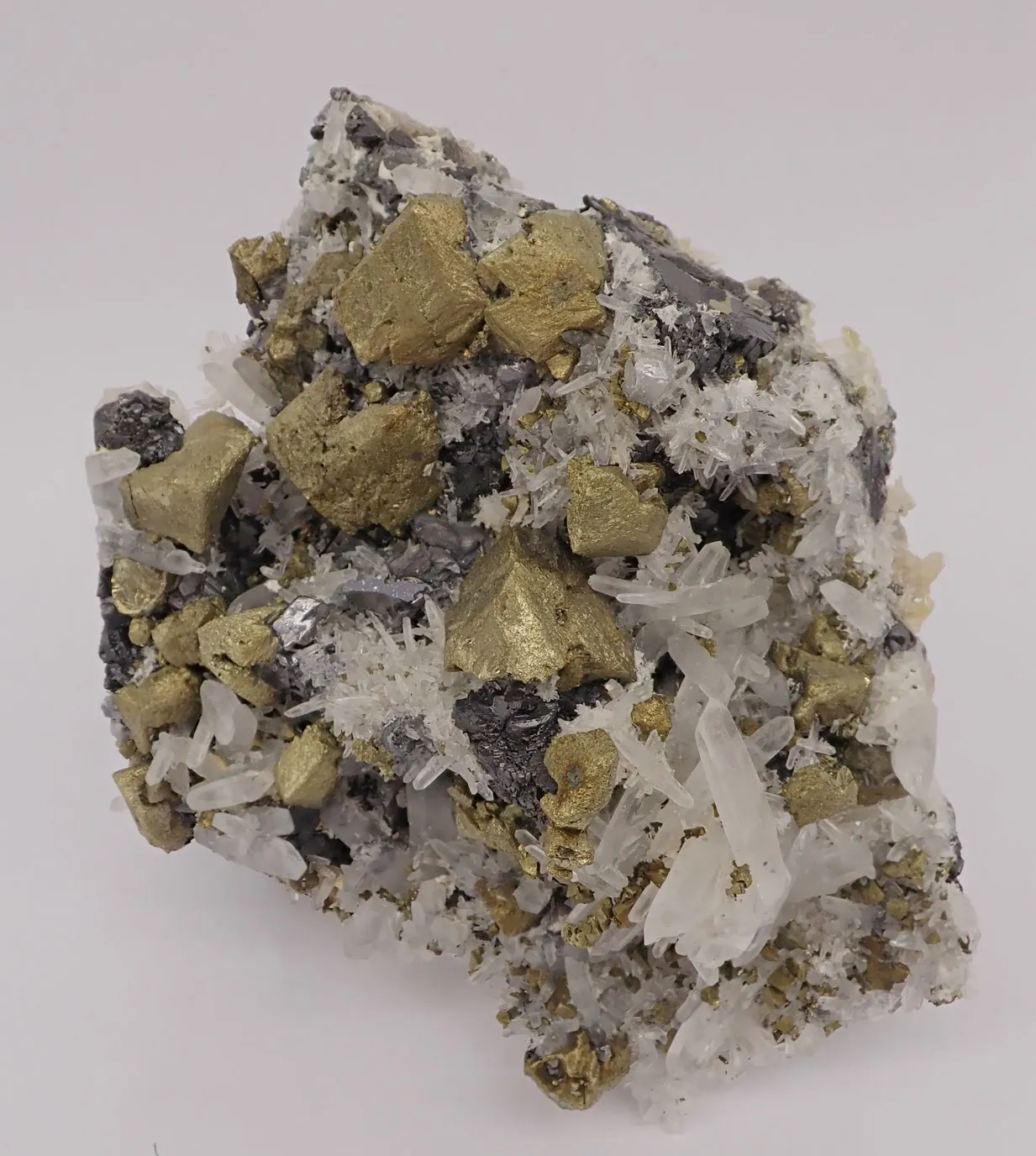Chalcopyrite with Quartz, Sphalerite and Galena - image 2