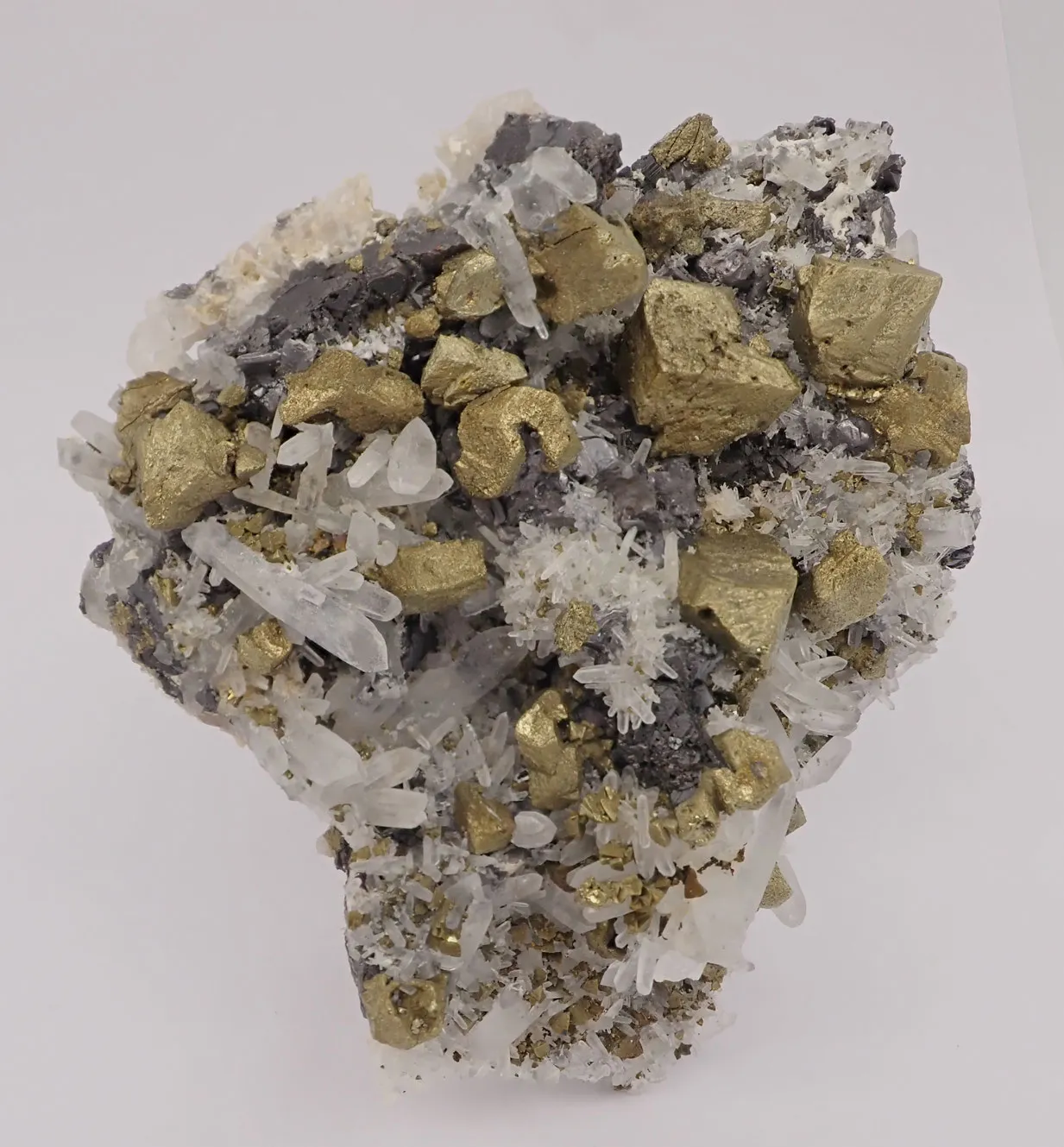 Chalcopyrite with Quartz, Sphalerite and Galena - image 3