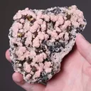 Chalcopyrite with Rhodochrosite Sphalerite , Quartz and Stilbite - image 2