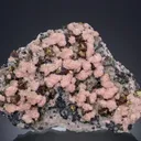 Chalcopyrite with Rhodochrosite Sphalerite , Quartz and Stilbite - image 1