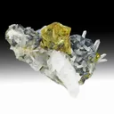 Chalcopyrite with Sphalerite, Quartz - image 1
