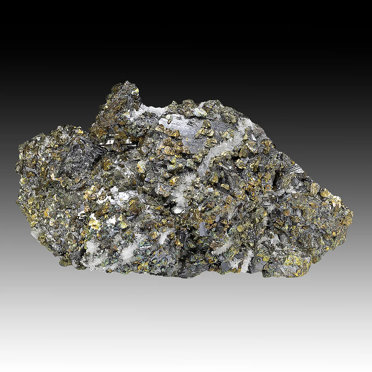 Chalcopyrite with Sphalerite, Quartz - image 1