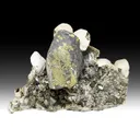 Chalcopyrite with Stannite, Siderite, Fluorapatite, Muscovite, Arsenopyrite - image 1