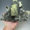 Chalcopyrite with Stannite, Siderite, Fluorapatite, Muscovite, Arsenopyrite - image 2