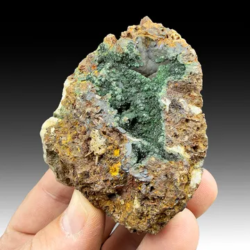 Chalcosiderite from Phoenix United Mine, Minions, Linkinhorne, England, UK