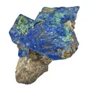 Chalcostibite Altering to Azurite - image 2