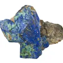 Chalcostibite Altering to Azurite - image 4