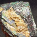 Chalcostibite altering to Azurite and Malachite - image 1