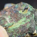 Chalcostibite altering to Azurite and Malachite - image 3