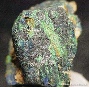 Chalcostibite altering to Azurite and Malachite - image 2