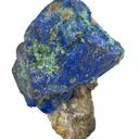 Chalcostibite Altering to Azurite - image 3