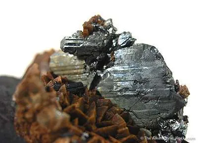 Chalcostibite on Siderite - image 2
