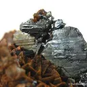 Chalcostibite on Siderite - image 2