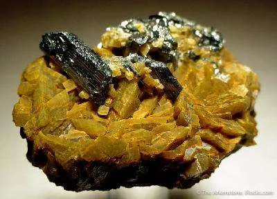 Chalcostibite on Siderite - image 2