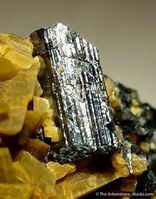 Chalcostibite on Siderite - image 3