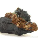 Chalcostibite on Siderite - image 1