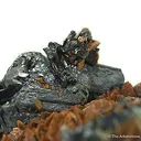 Chalcostibite on Siderite - image 3