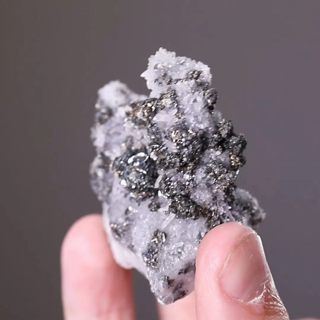 Chalcostibite with Quartz and Tetrahedrite - image 2