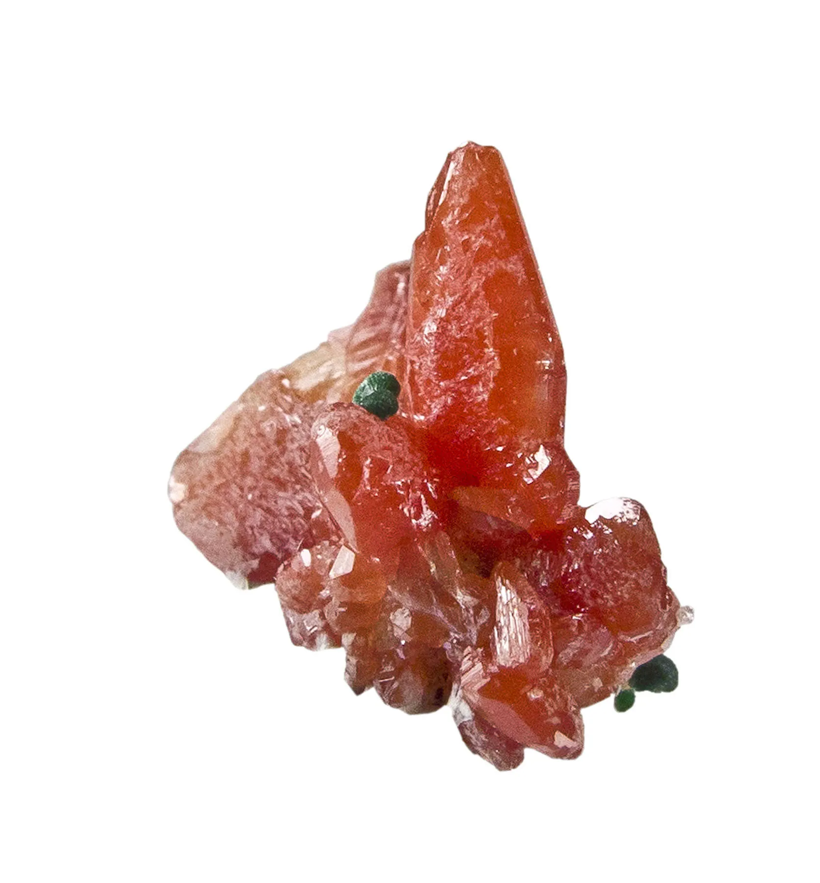 Chalcotrichite in Cerussite - image 2