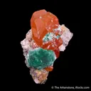 Chalcotrichite included Cerussite with Malachite - image 1