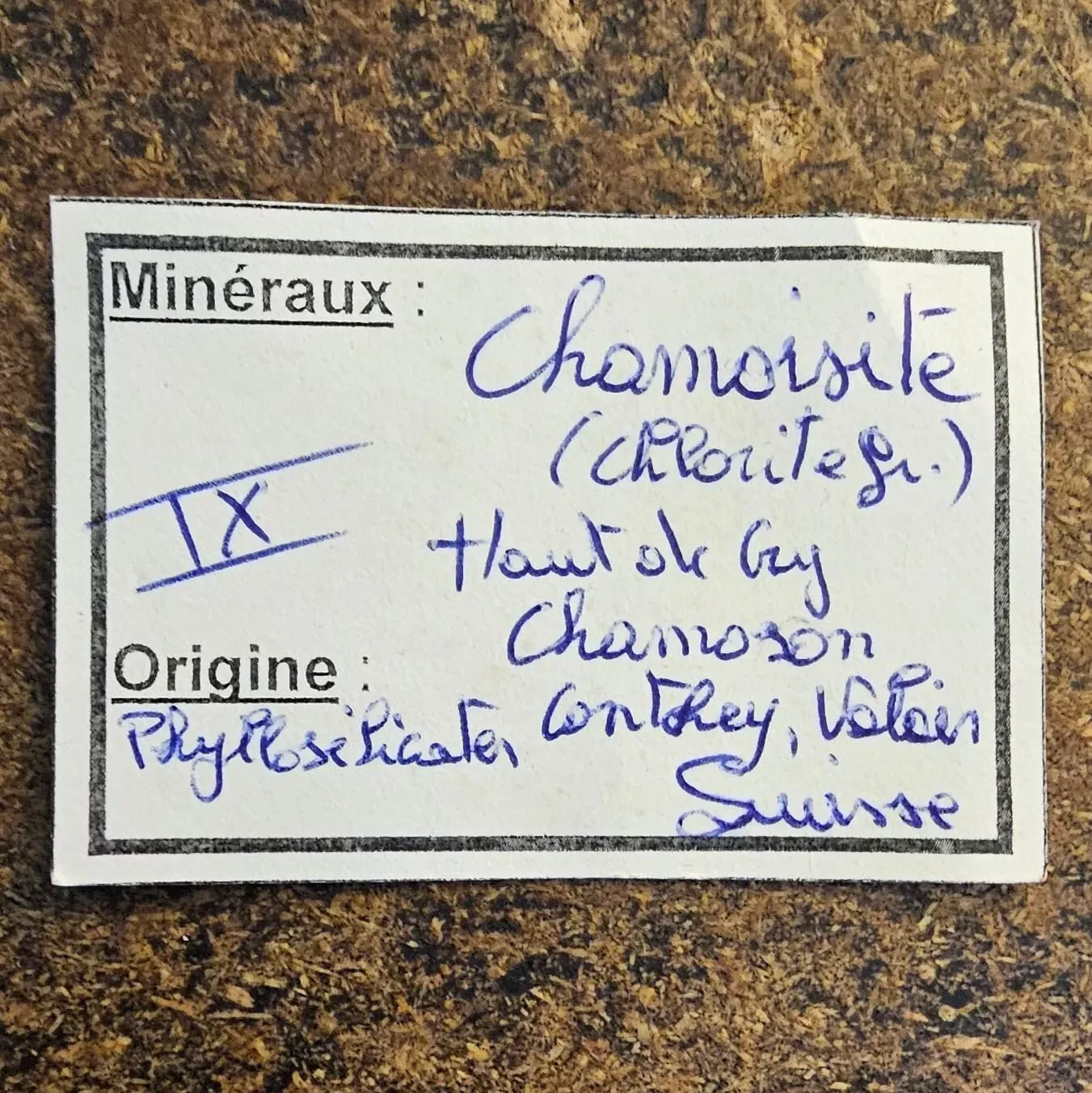 Chamosite 49 grams - Haut de Cry, Chamoson, Conthey, Valais, Switzerland - image 5