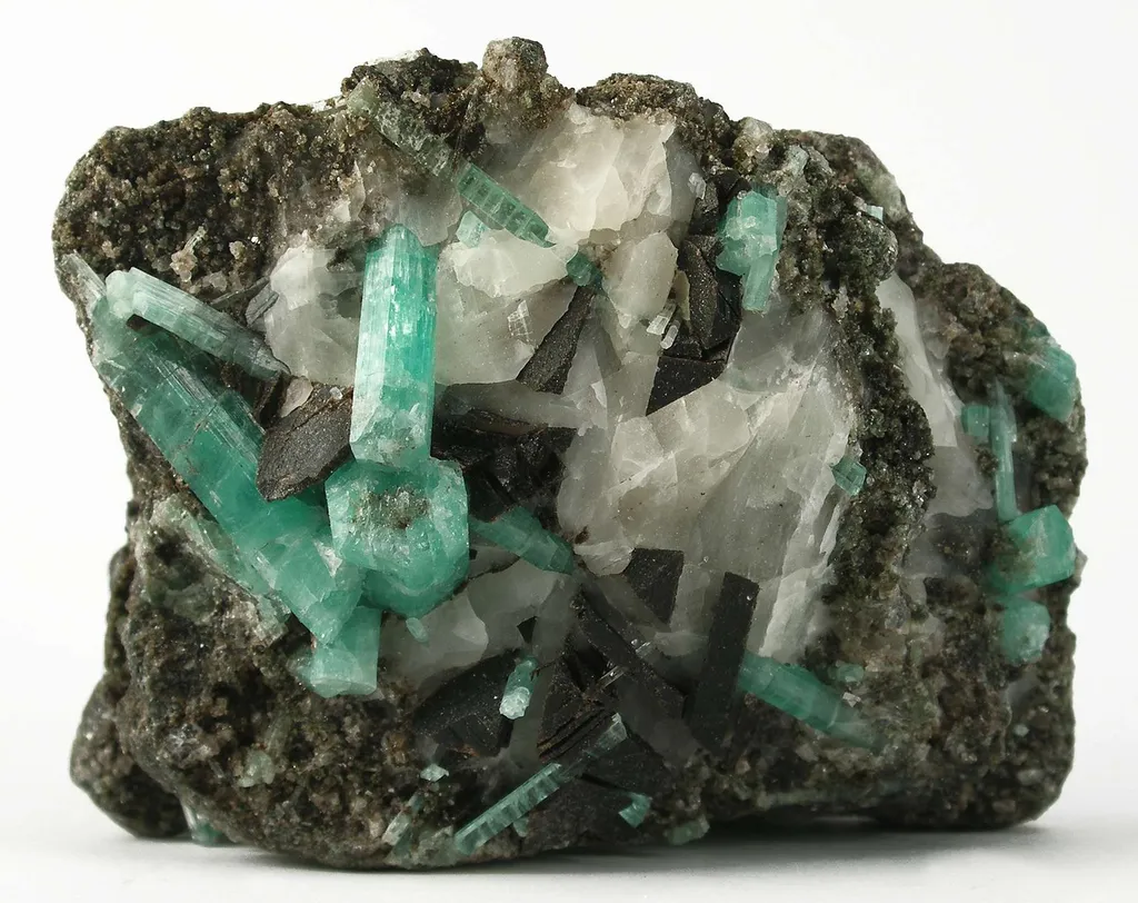 Chamosite With Emerald image