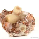 Charlesite and Sturmanite With Calcite - image 1