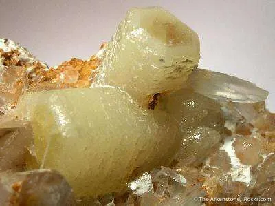Charlesite and Sturmanite With Calcite - image 2