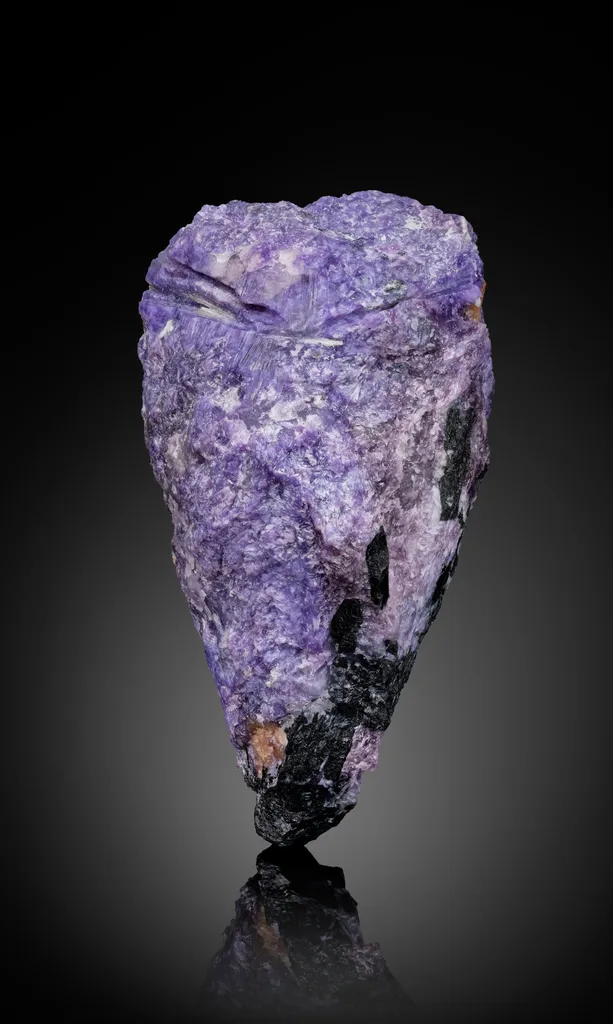 Charoite with Tinaksite and Aegirine - image 2