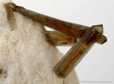 Childrenite on Feldspar - image 2