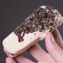 Childrenite on Orthoclase - image 2