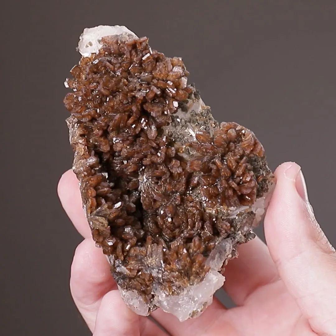 Childrenite on Quartz - image 2