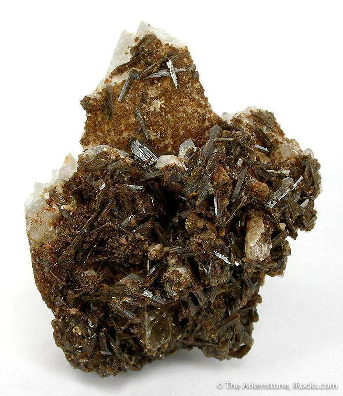 Childrenite on Quartz image