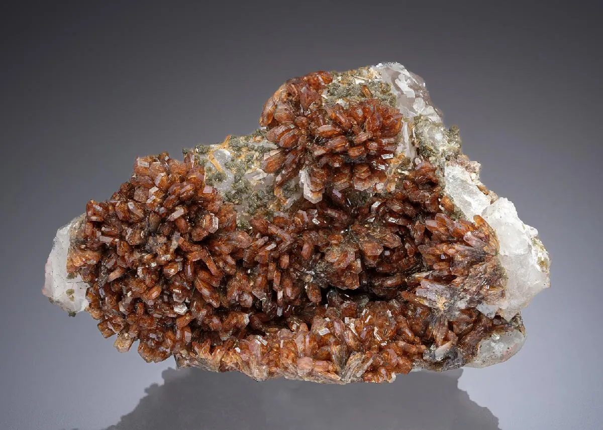 Childrenite on Quartz - image 1