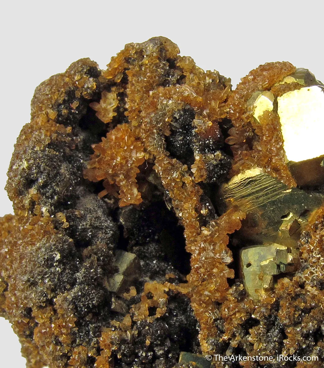 Childrenite (TL - mid 1800s) with Pyrite and Siderite - image 5