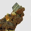 Childrenite (TL - mid 1800s) with Pyrite and Siderite - image 4