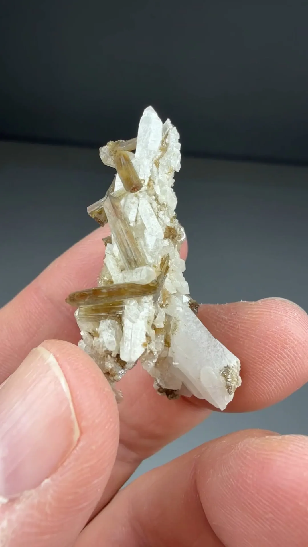 Childrenite with Roscherite - image 2