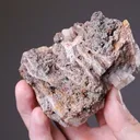 Chlorargyrite with Acanthite on BARYTE - image 2