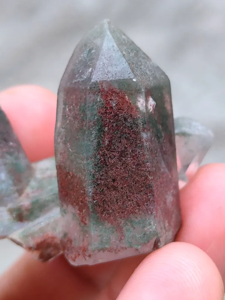 Chlorite Garden Phantom Himalayan Crystal from India, Himachal Pradesh, Kullu valley - image 5
