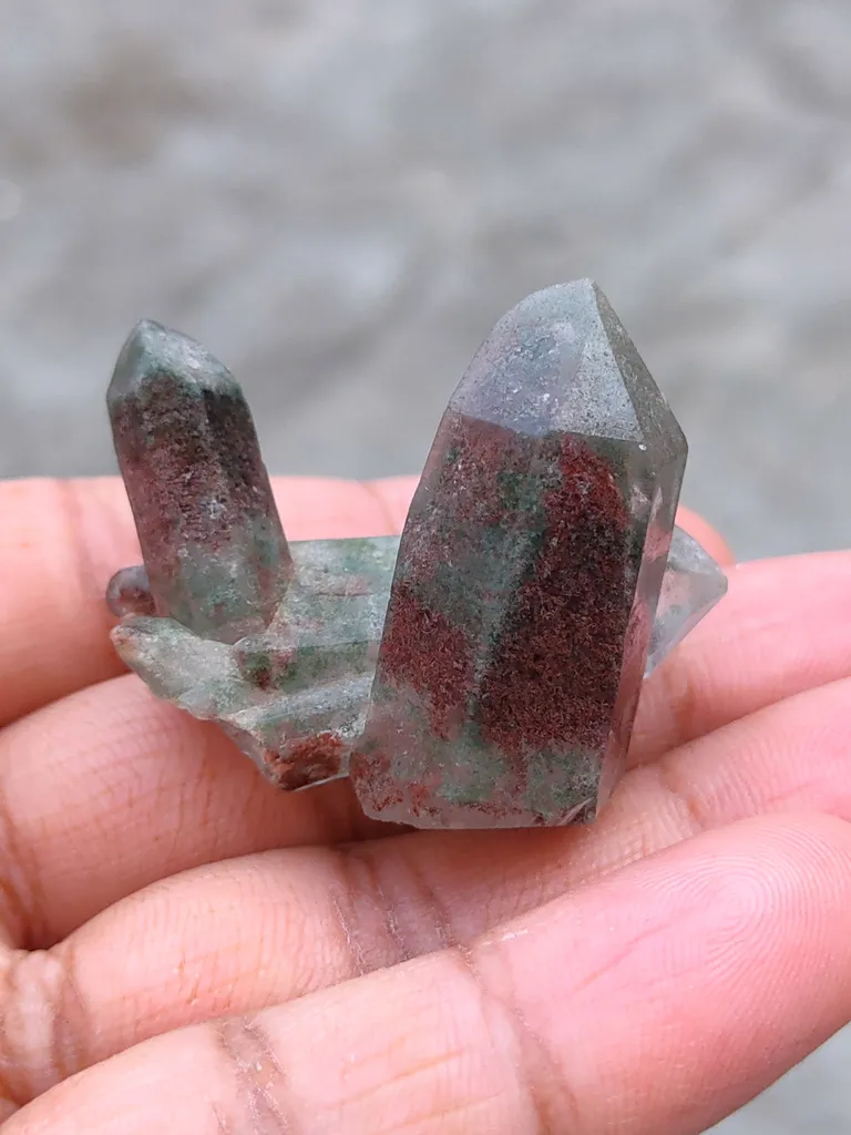 Chlorite Garden Phantom Himalayan Crystal from India, Himachal Pradesh, Kullu valley - image 9