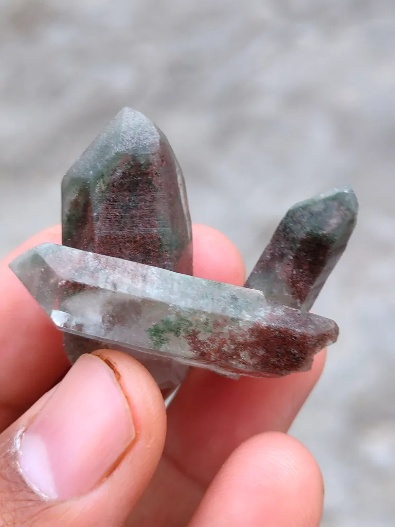 Chlorite Garden Phantom Himalayan Crystal from India, Himachal Pradesh, Kullu valley - image 7