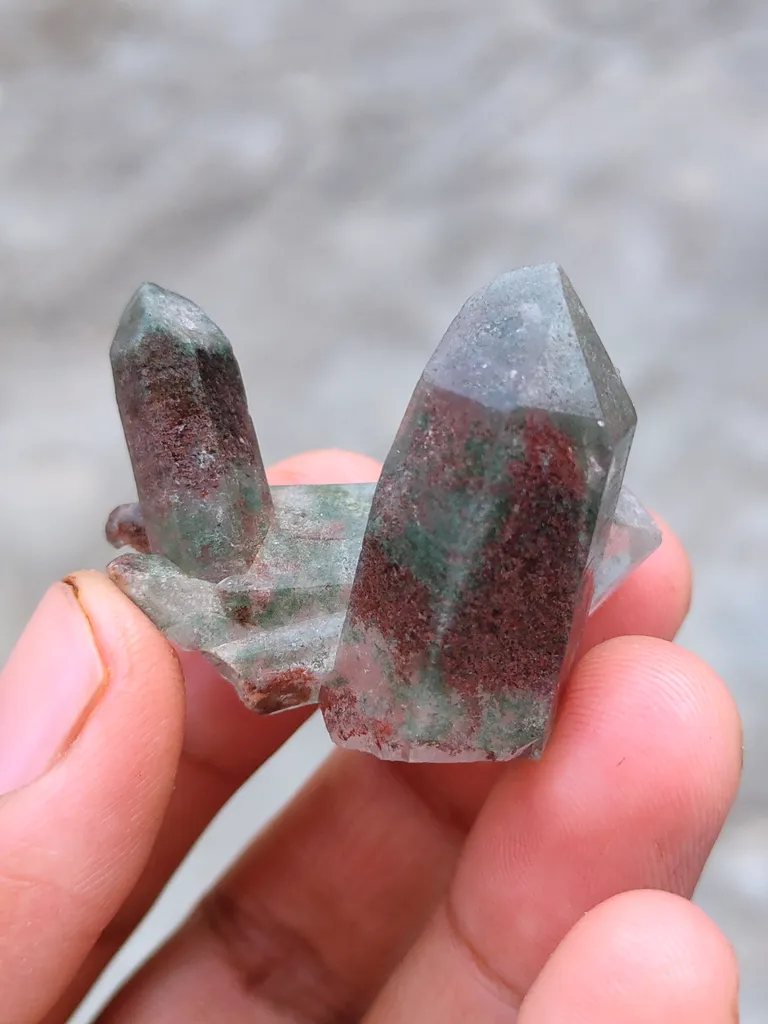 Chlorite Garden Phantom Himalayan Crystal from India, Himachal Pradesh, Kullu valley - image 8