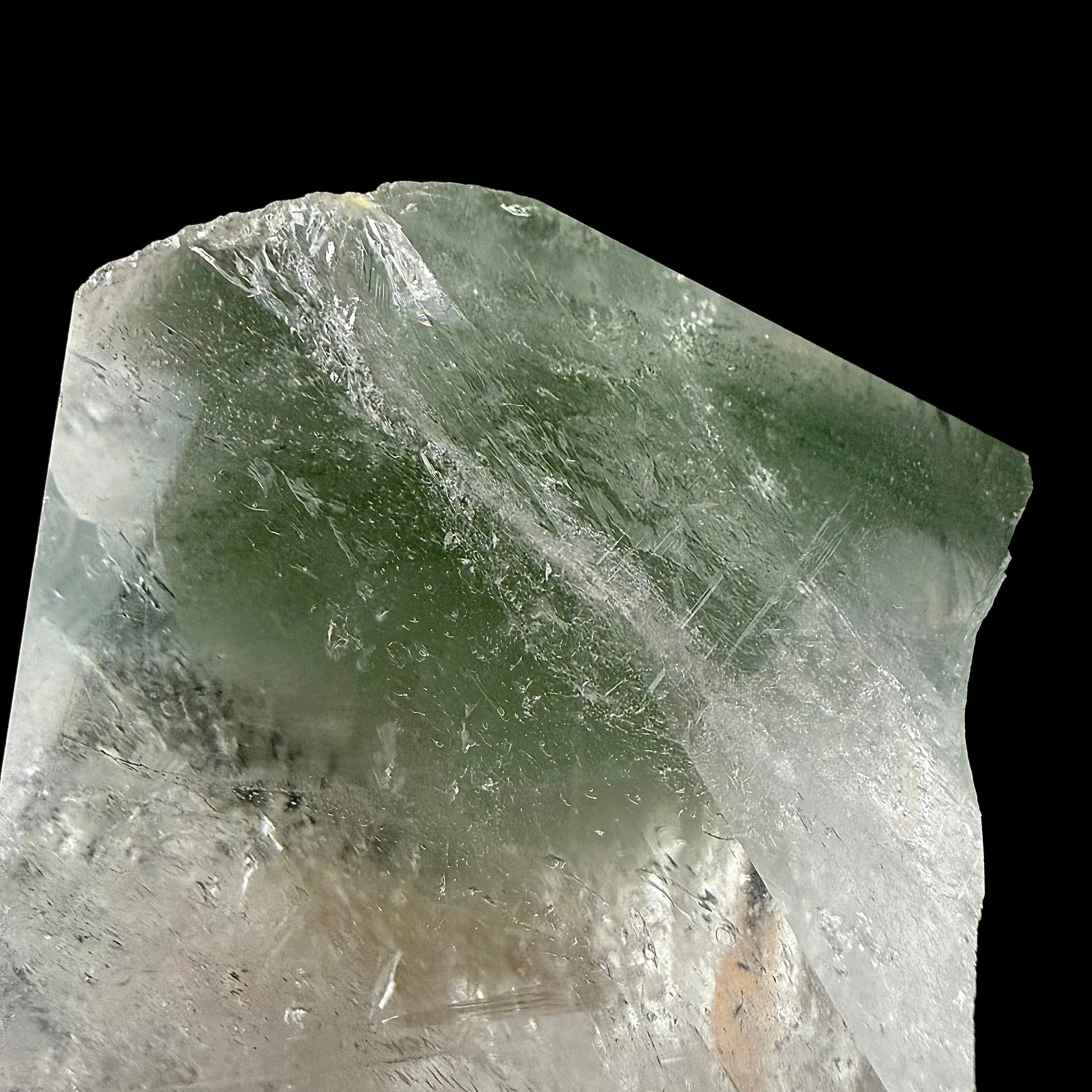 Chlorite in Clear Quart Point | SELF STANDING | Large Quartz Point | Fine Mineral | Superb Minerals | Collectors Piece - image 5
