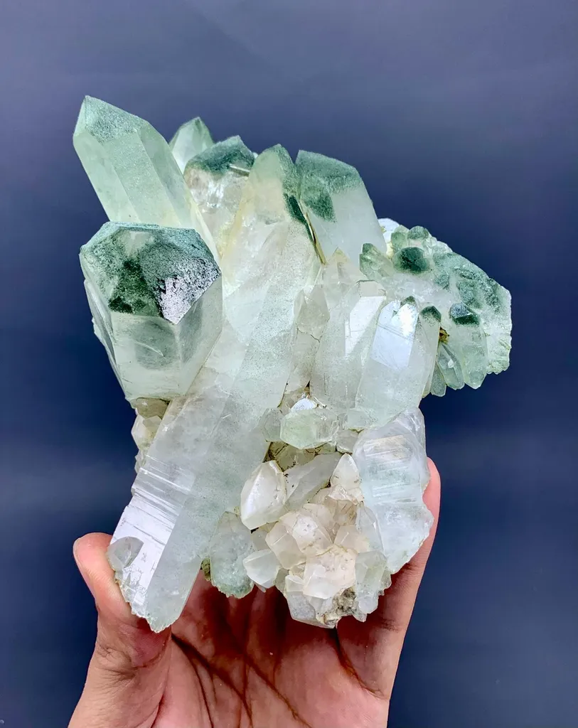 Chlorite included Phantom Quartz from Pakistan - image 6